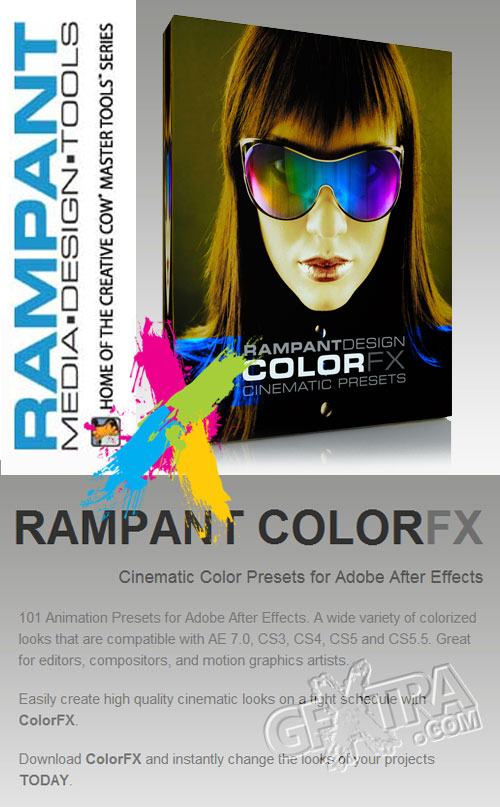 RAMPANT COLORFX - Cinematic Color Presets for Adobe After Effects