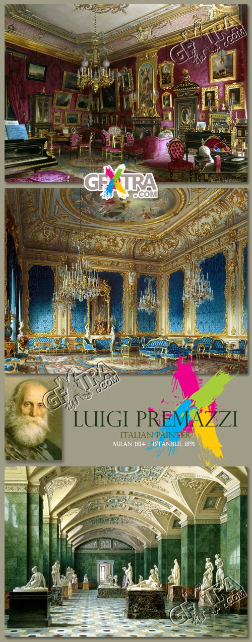 Luigi Premazzi (Milan, 1814 – Istanbul,1891) Italian Painter