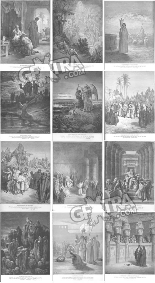 The Bible Illustrations by Paul Gustave Dore, 241 UHQ Plates