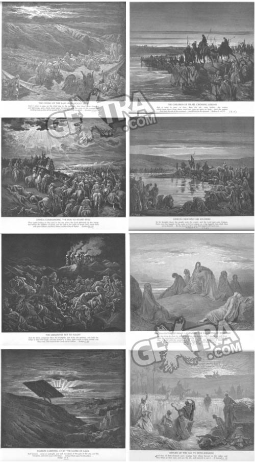 The Bible Illustrations by Paul Gustave Dore, 241 UHQ Plates