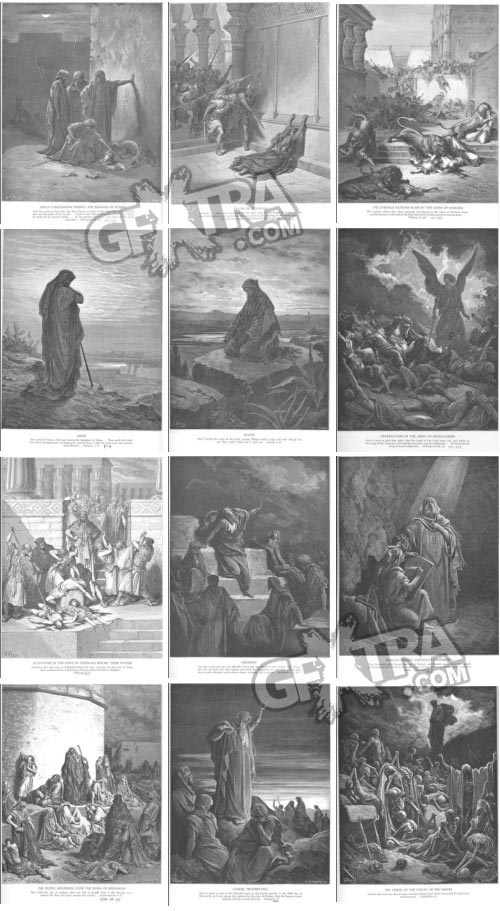 The Bible Illustrations by Paul Gustave Dore, 241 UHQ Plates