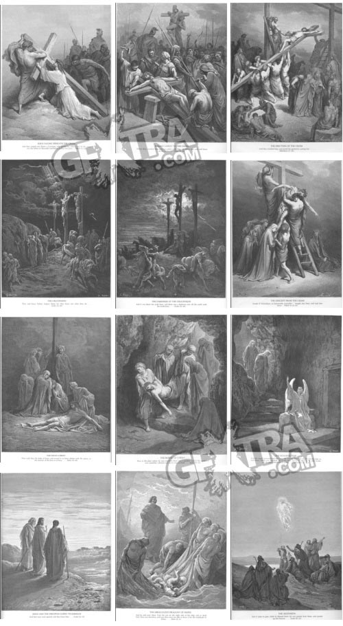 The Bible Illustrations by Paul Gustave Dore, 241 UHQ Plates