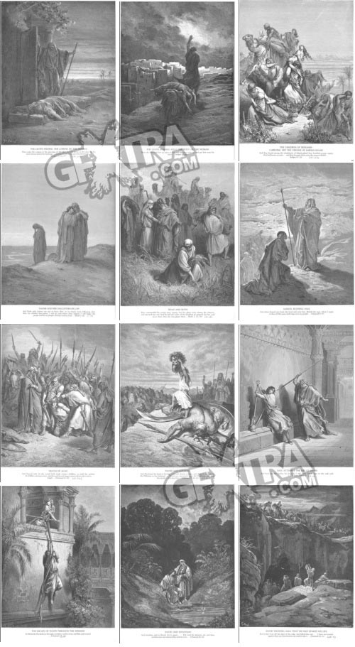 The Bible Illustrations by Paul Gustave Dore, 241 UHQ Plates