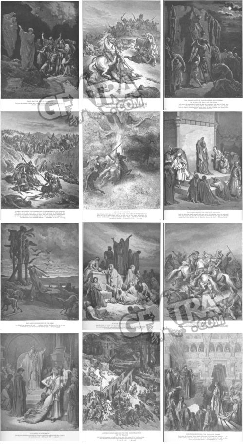 The Bible Illustrations by Paul Gustave Dore, 241 UHQ Plates