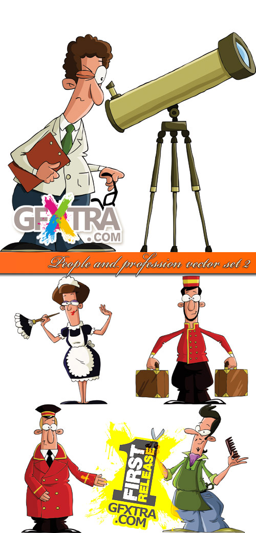 People and profession vector set 2