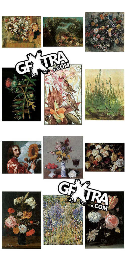 120 Great Flower Paintings - Dover DVD
