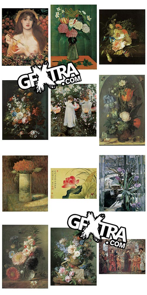 120 Great Flower Paintings - Dover DVD