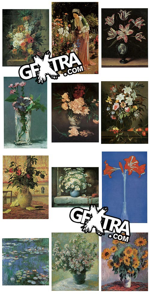 120 Great Flower Paintings - Dover DVD