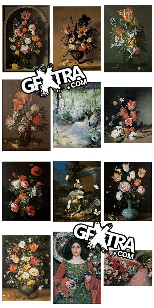 120 Great Flower Paintings - Dover DVD