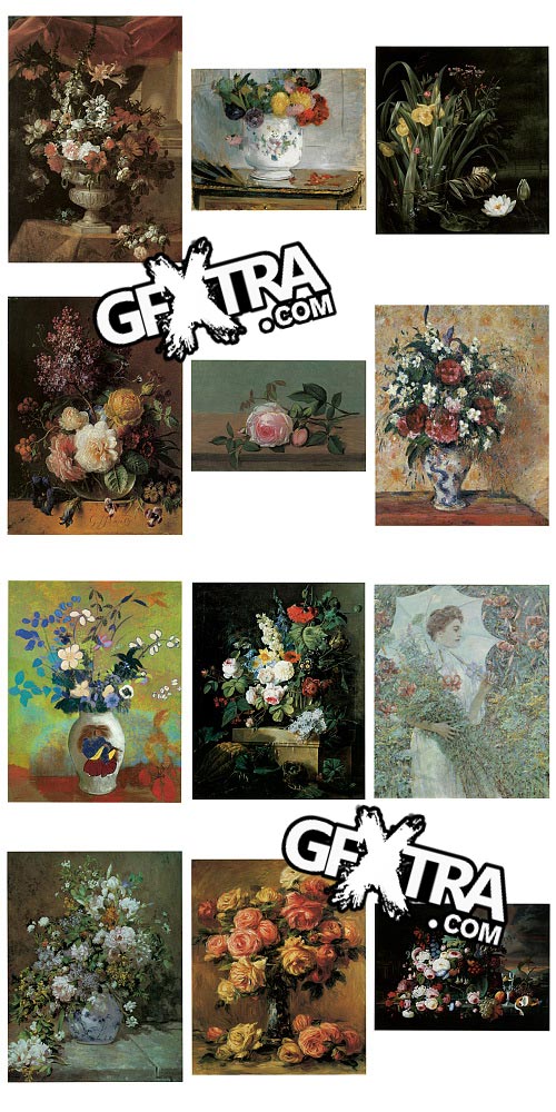 120 Great Flower Paintings - Dover DVD