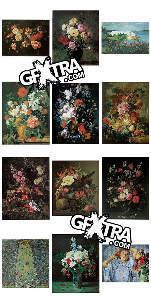 120 Great Flower Paintings - Dover DVD