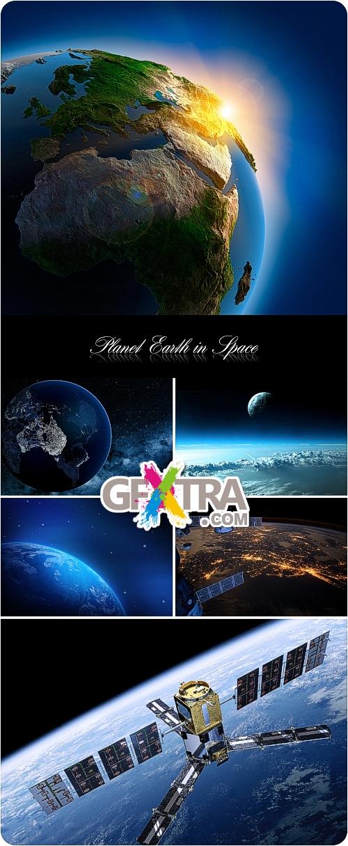 Planet Earth in Space