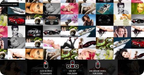 Grid Flash Photo Album Template