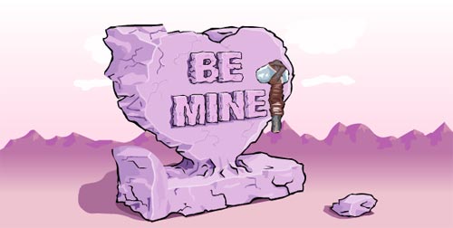 Valentine's stone present - Activeden