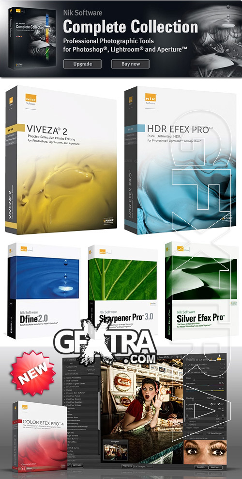 Nik Software Photoshop Plugins Suite (Windows & MacOS)