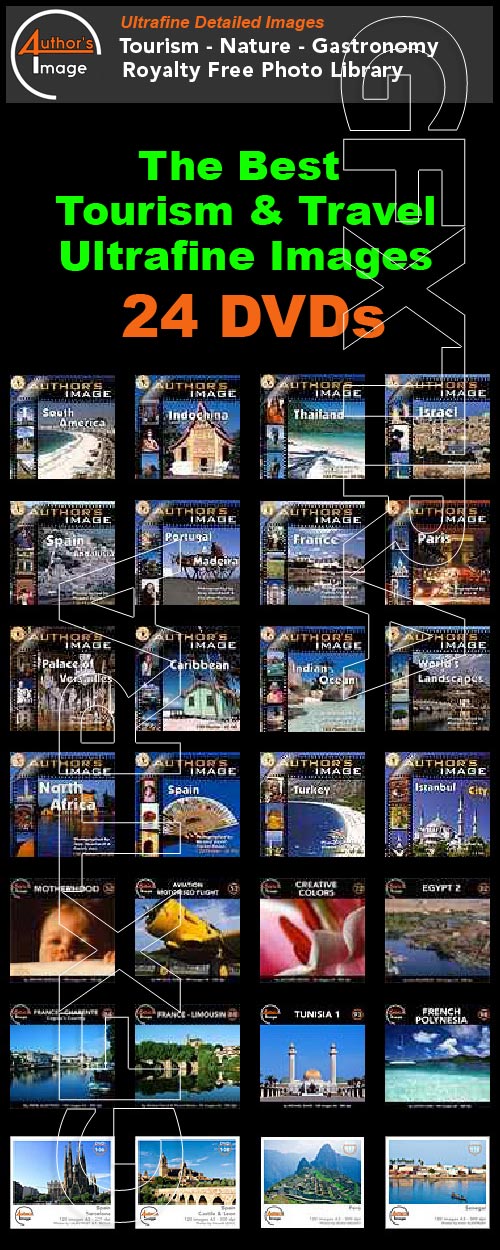 Author's Image Collection 24xDVDs The Best Tourism & Travel Pictures