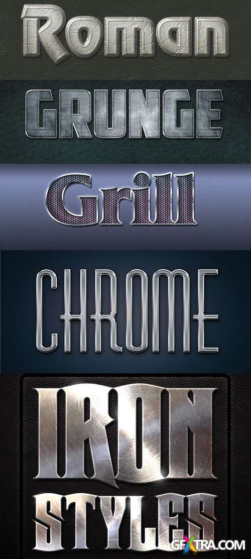 Text layer Style For Photoshop Pack #3 Text layer Style For Photoshop Pack #3