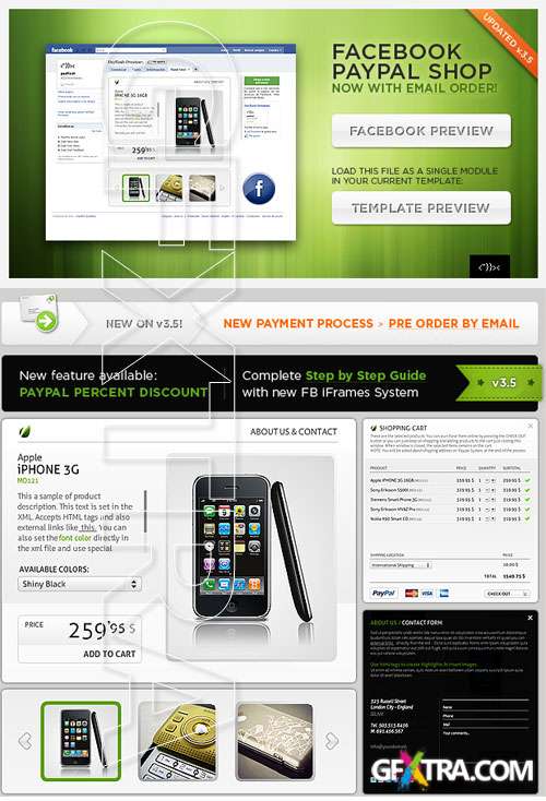 AD: Facebook Paypal Shop Template