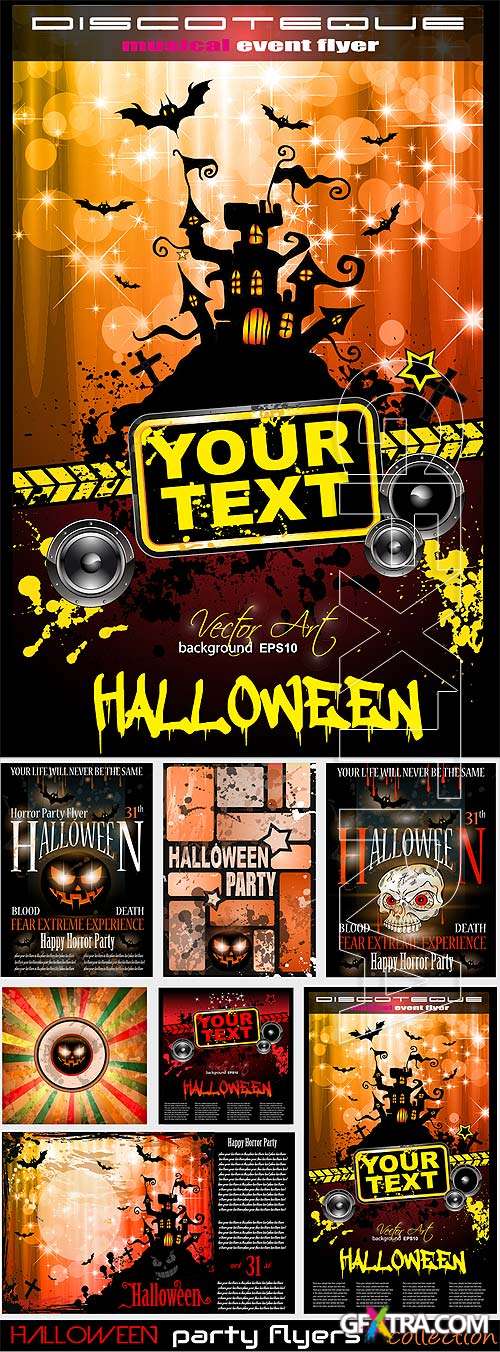 Stock vector - Halloween posters