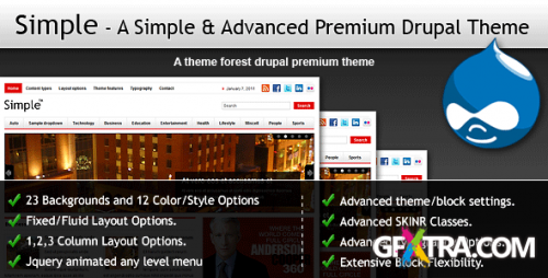 ThemeForest - Simple - A Simple & Advanced Premium Drupal Theme