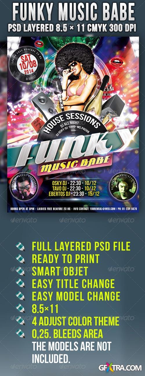 GraphicRiver: Funky Music Babe
