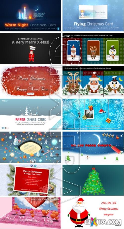 ActiveDen - 2013 Christmas Bundle, 91 Flash Templates!