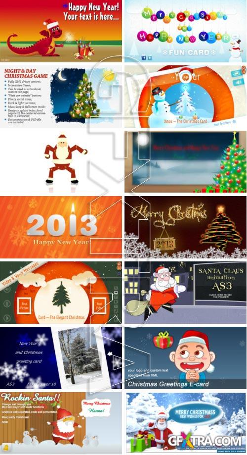 ActiveDen - 2013 Christmas Bundle, 91 Flash Templates!