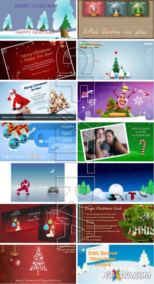 ActiveDen - 2013 Christmas Bundle, 91 Flash Templates!