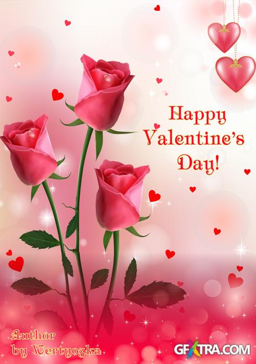 Psd source Valentine's Day + frame for photo - Valentine's Day, beautiful roses, day of in love Psd source Valentine's Day + frame for photo - Valentine's Day, beautiful roses, day of in love