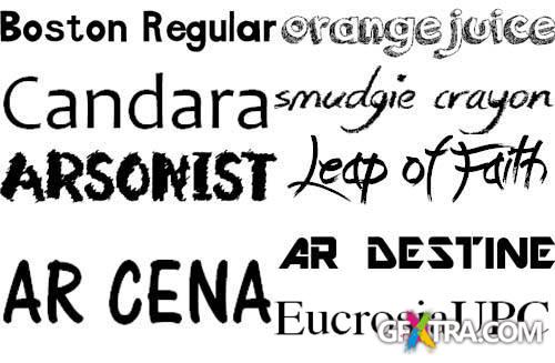 New Fonts Set 2013 - 2, 106xTTF