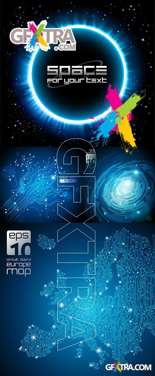 Stock vector - Space & map cards