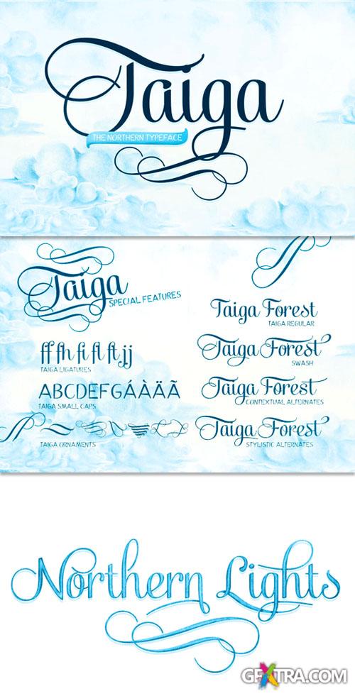 Exclusive Taiga Fonts Exclusive Taiga Fonts