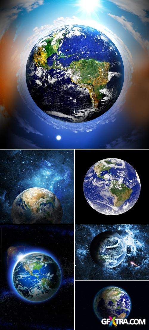 Stock Photo - Planet Earth in Space