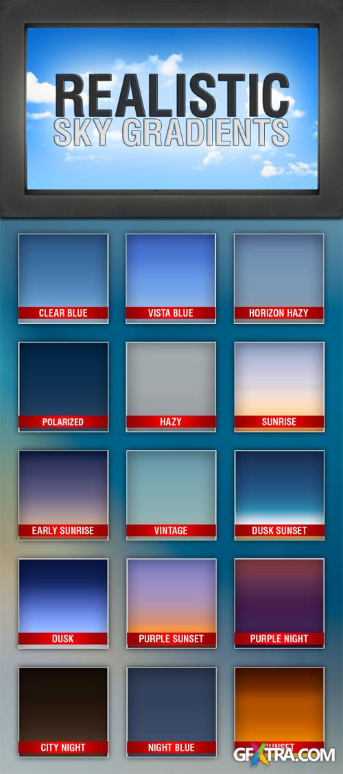 15 Realistic Sky Photoshop Gradients