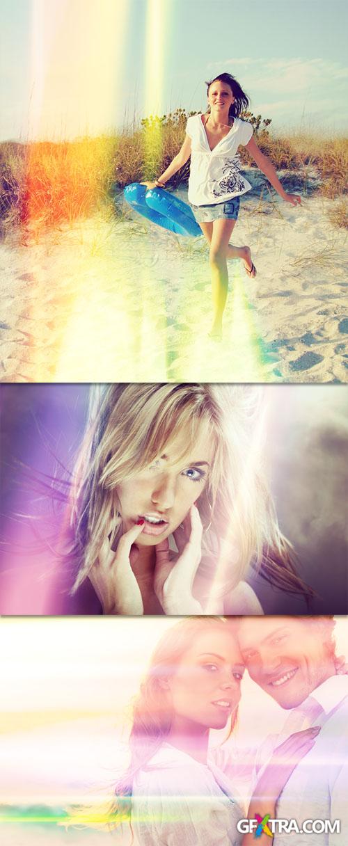 Futuristic Light Leaks Textures Futuristic Light Leaks Textures