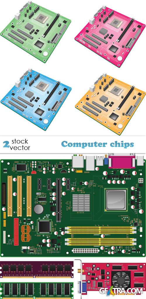 Vectors - Computer chips