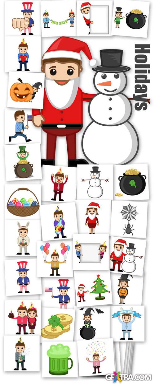 2000+ Concept Cartoon Vectors