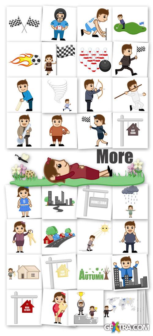 2000+ Concept Cartoon Vectors