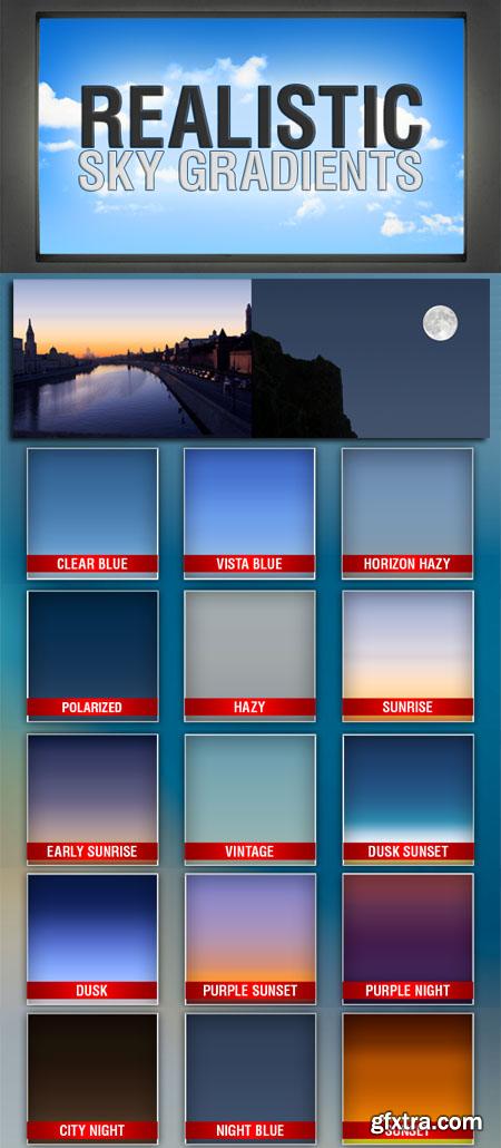 15 Realistic Sky Gradients for Photoshop