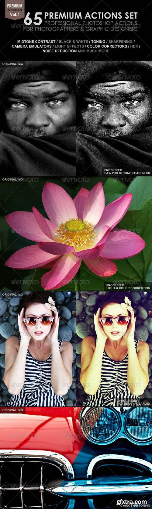 GraphicRiver - 65 Premium Actions Set