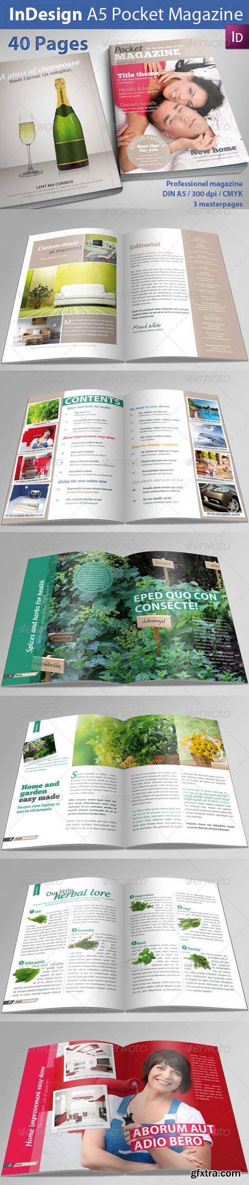 GraphicRiver - A5 Pocket Magazine