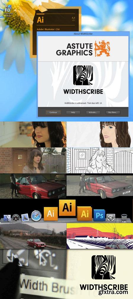 Astute WidthScribe 1.2.1 Plugin for Adobe Illustrator (WiN/MacOSX) Astute WidthScribe 1.2.1 Plugin for Adobe Illustrator (WiN/MacOSX)
