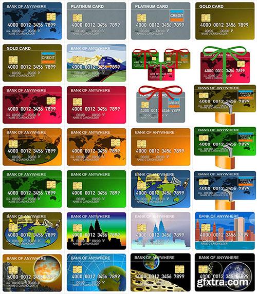 Credit Card Stock Images Vectors Pack