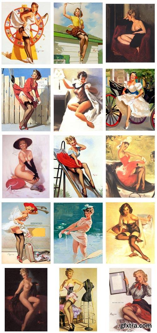 Pin-up Art by Gil Elvgren