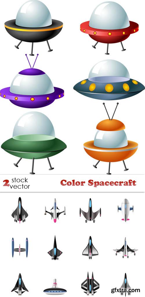 Vectors - Color Spacecraft