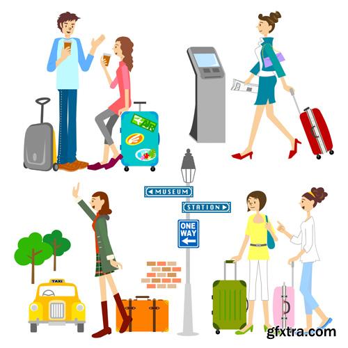 Tourism and travel 25xEPS