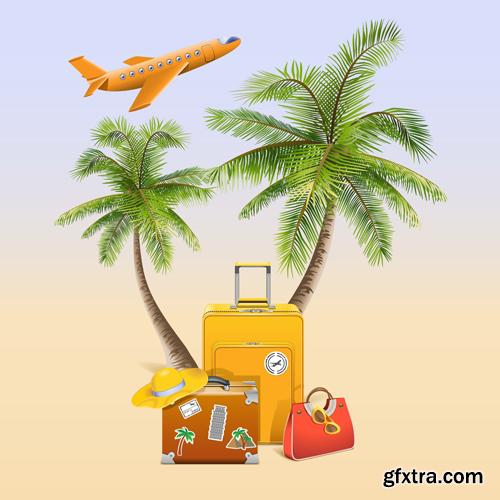Tourism and travel 25xEPS