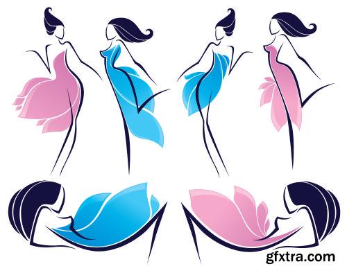 Illustration Girls - Shutterstock 25xEPS