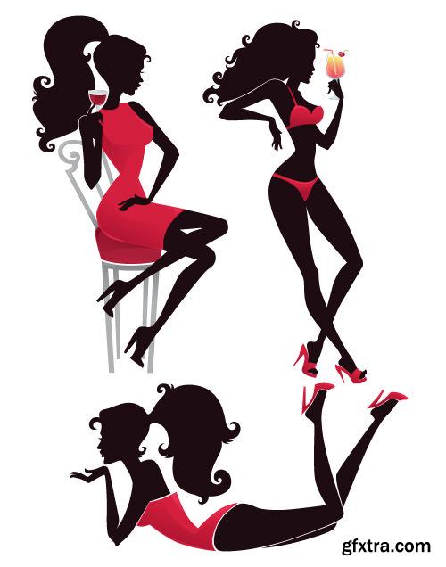 Illustration Girls - Shutterstock 25xEPS