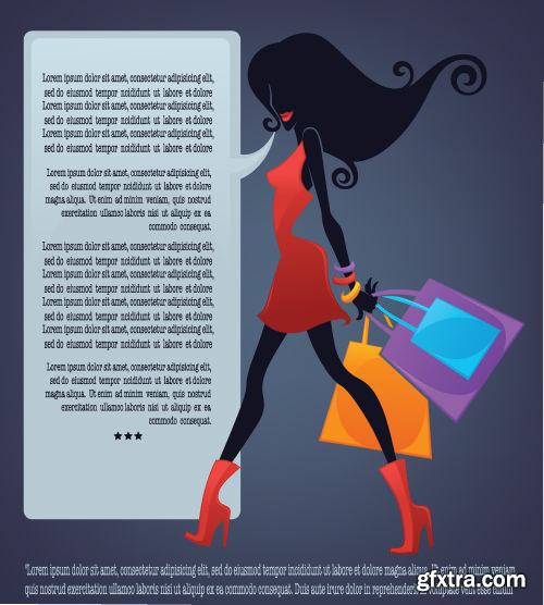 Illustration Girls - Shutterstock 25xEPS